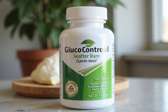 Flacon de GlucoControl, supliment pentru zahărul din sânge