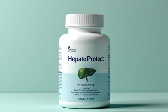 Flacon de HepatoProtect, supliment pentru sănătatea ficatului